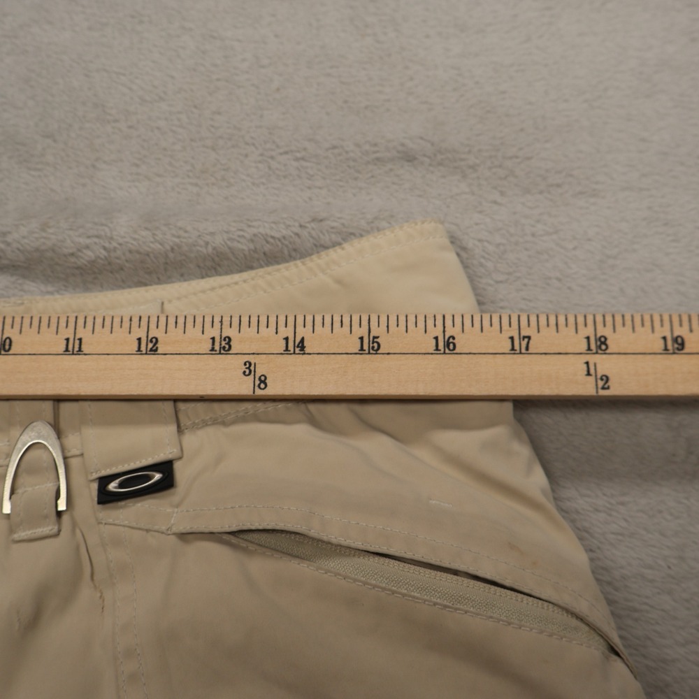 Oakley Snow Pants Mens Small Beige Utility Ski Winter Waterproof Ski 32x32 READ‎ - Picture 12 of 16